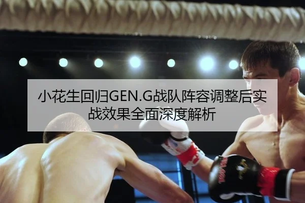 小花生回归GEN.G战队阵容调整后实战效果全面深度解析